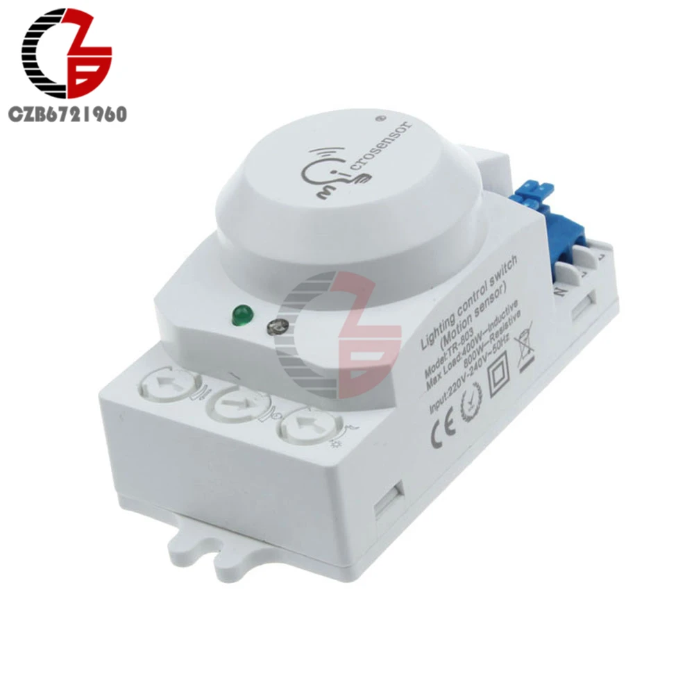 Переключатель с микроволновым датчиком движения AC 220 В|switch for light|microwave motion sensor