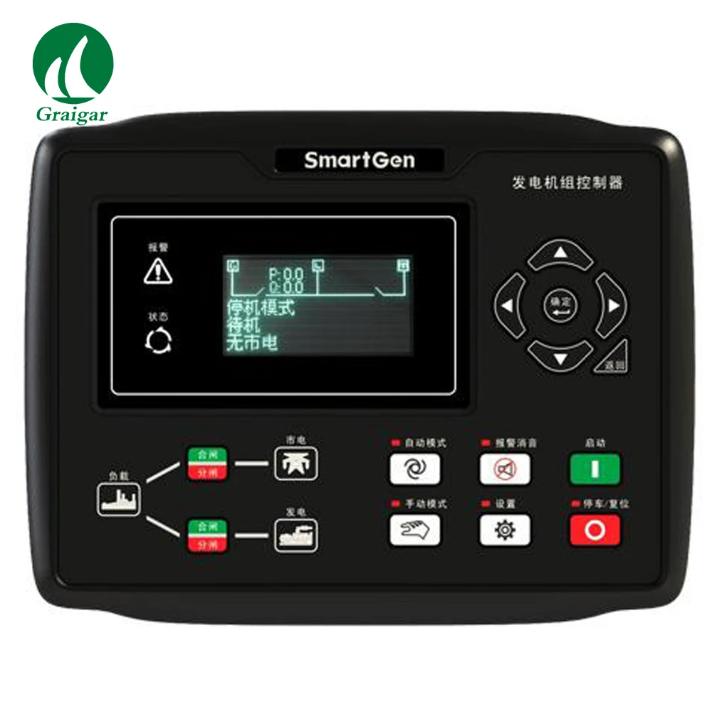 Новый контроллер Genset Smartgen HGM8120CAN с RS485 + VFD AMF ETHERNET GSM J1939|Детали генератора и