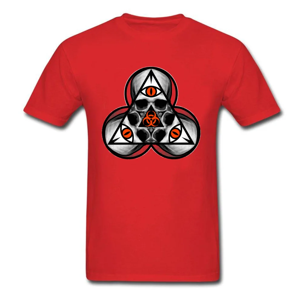 Biohazard TriSkull_red