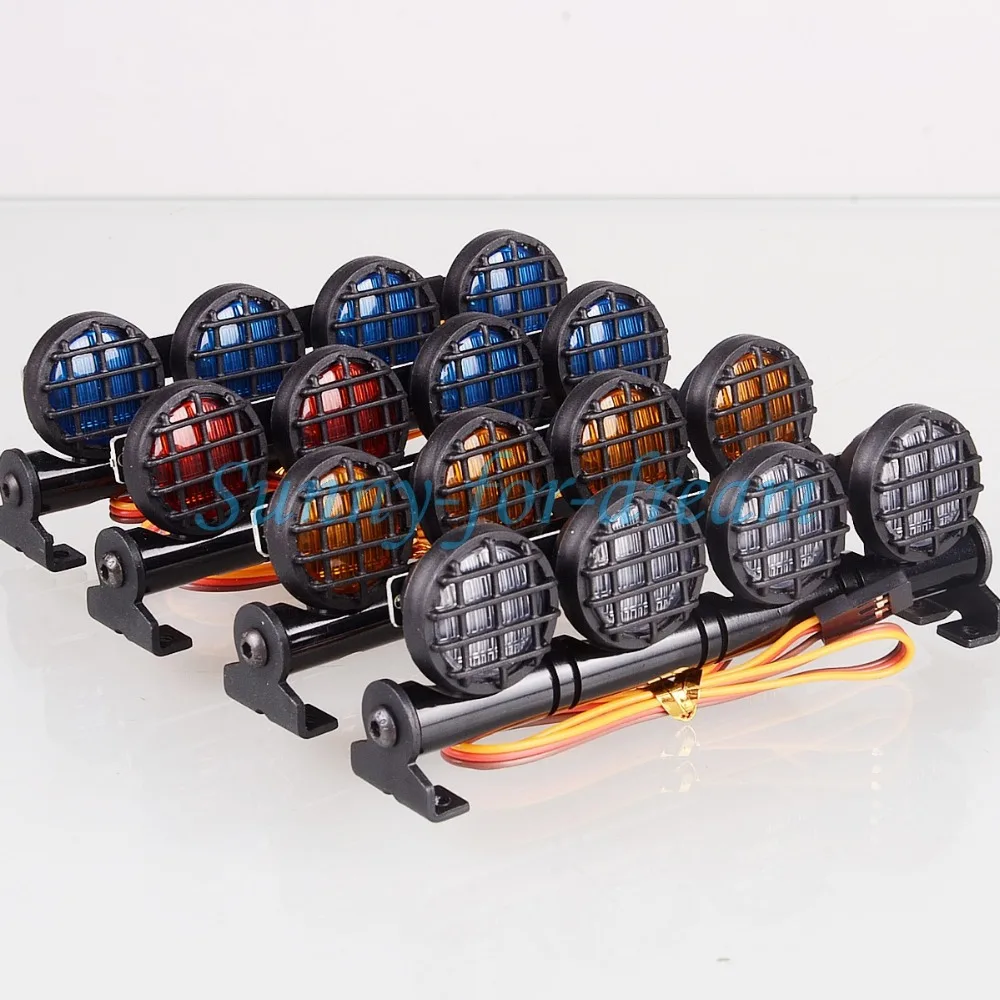 506 BLUE RC Multi Function Ultra LED Light Bar 5 Modes 1/10 1/8 D90 SXC10 4WD | Игрушки и хобби