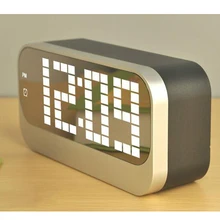Magic Alarm Clock 4 Groups of Table Clock Luminous Backlight 12/24 hours Timers Snooze Desktop with Large dispay Temperature