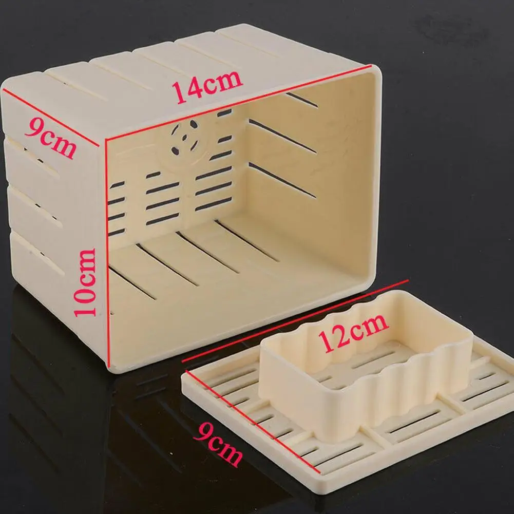 New DIY Plastic Homemade Tofu Maker Press Mold Kit Tofu Making Machine Set Soy Pressing Mould with Cheese Cloth Cuisine