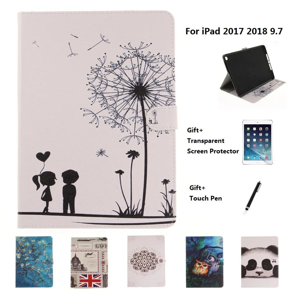 Модный чехол с рисунком для iPad 2017 2018 9 7 дюйма|Защитные экраны планшеов| |