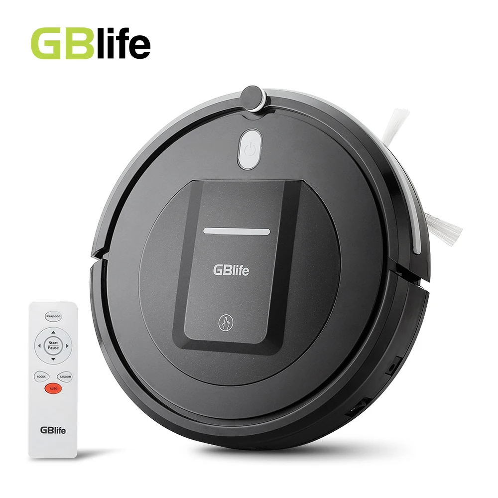 Умный робот пылесос GBlife для дома аспиратор 500 Па всасывающий + пульт