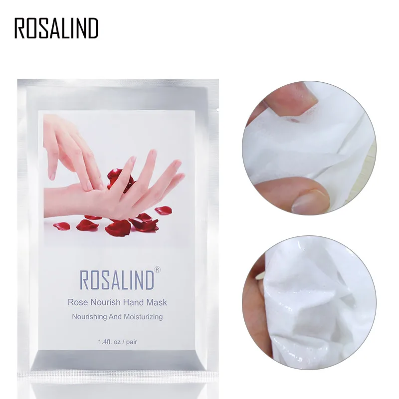 

ROSALIND Exfoliating Hands Mask 2PC=1Pair Hand Care Moisturizing Spa Gloves Whitening Hand Cream Hand Scrub Remove Dead Skin
