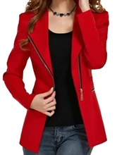 IMC women s long sleeve short winter jacket zipper jackets female coat woman s clothing outwear