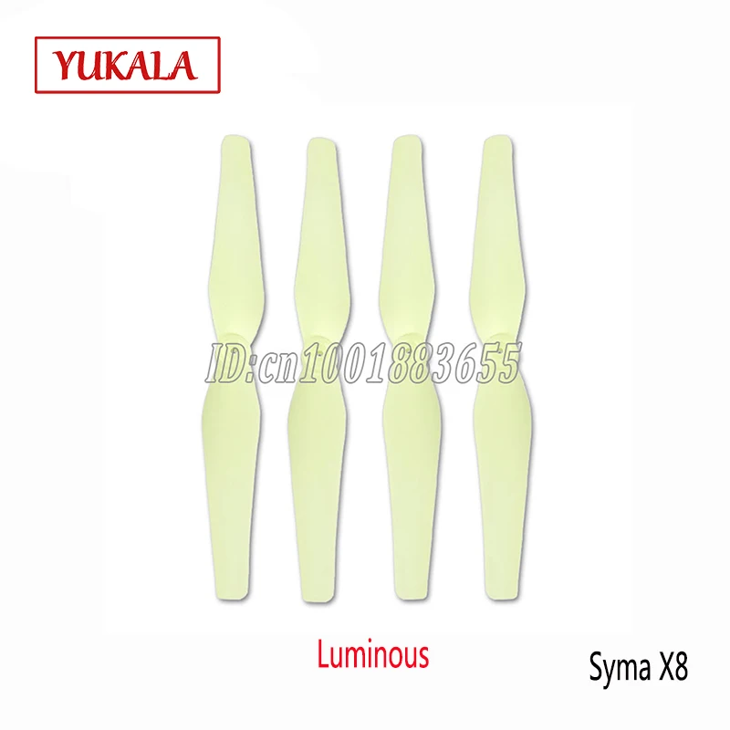 

Syma X8 X8A X8C X8W X8G X8HC X8HW X8HG part blades four color choice Fluorescent green night more beautiful RC helicopter Drone