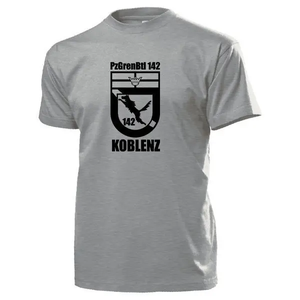 2019 Модные Горячая Распродажа PzGrenBtl 142 Koblenz Panzergrenadierbataillon Wappen BW-T футболка