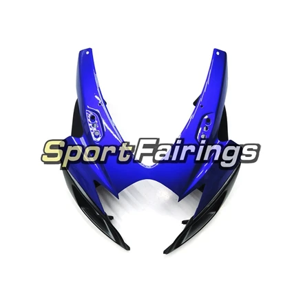 Мотоцикл впрыска ABS Пластик полный обтекатель Наборы для Suzuki GSXR600 GSXR750 K6 06-07 год 2006 2007 кузовов белого и синего цвета