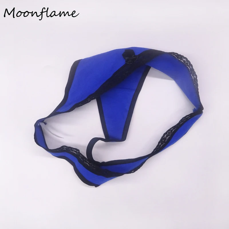 Moonflme, 5 шт./лот, хлопковые трусики, стринги, кружевные стринги, женские трусики, 87277