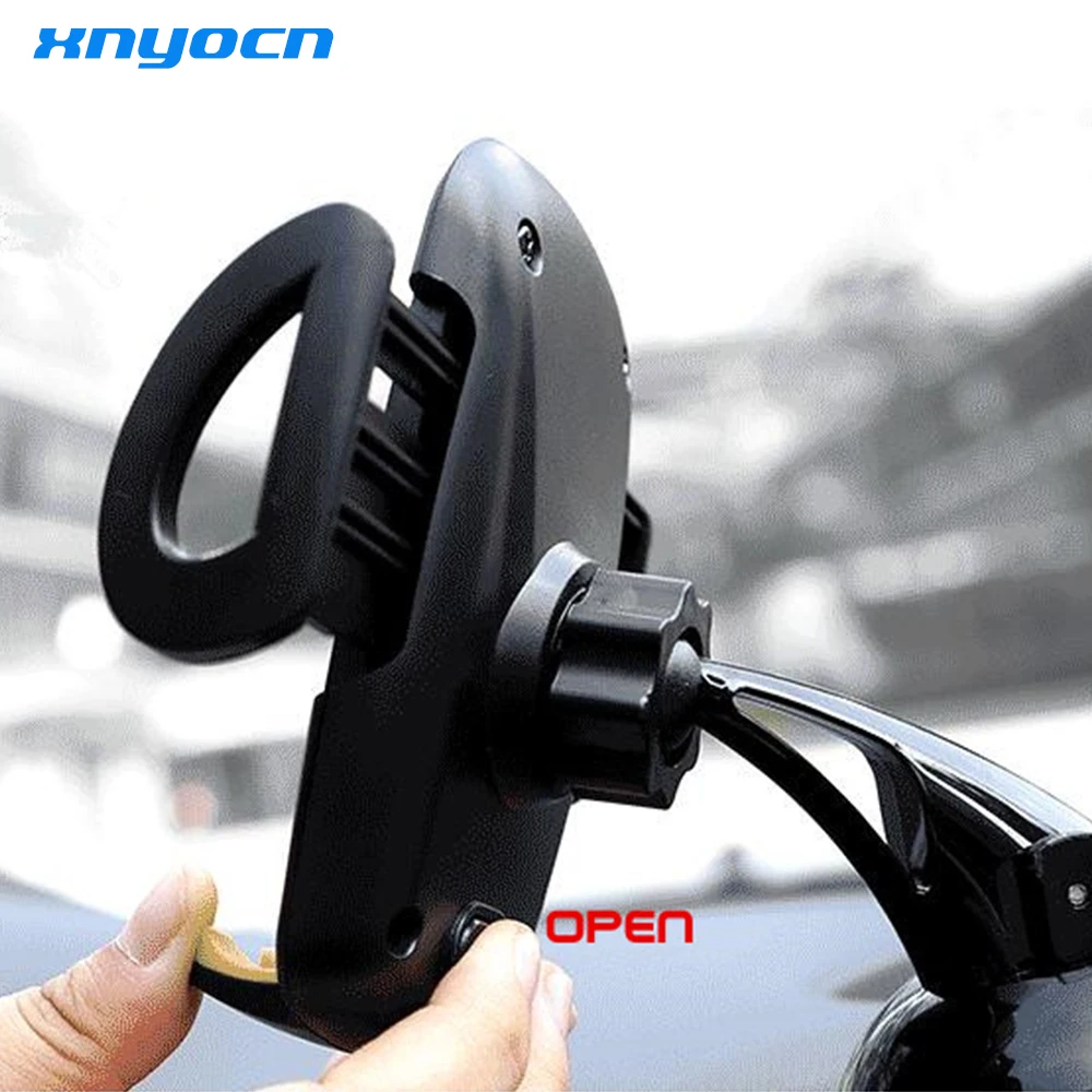 Xnyocn Автомобильный держатель для мобильного телефона Подставка для IPhone samsung Air Vent Mount 2 в 1 360 вращающийся настольный держатель для 3,5-" телефона
