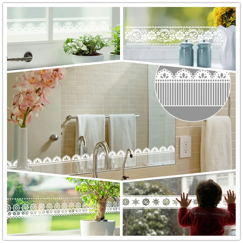 10M Self adhesive Wallpaper PVC Waterproof Stone border Waist Line Bathroom Toilet Kitchen Decorative Wall Sticker Home Decor