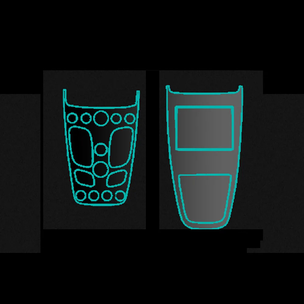 

Car-Styling New Car Interior Trim Dashboard Clear Paint Protective Film Stickers for AstonMartin Venquish