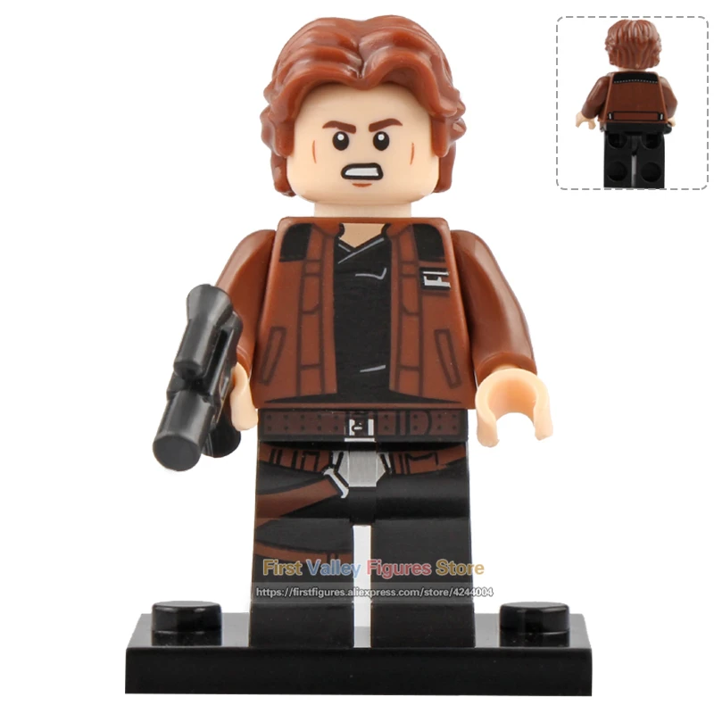 Звездные войны 80 шт. фигурка Han Solo Luke Skywalker Snoke Sith Lord строительные блоки кирпичи игрушки для детей WM6039