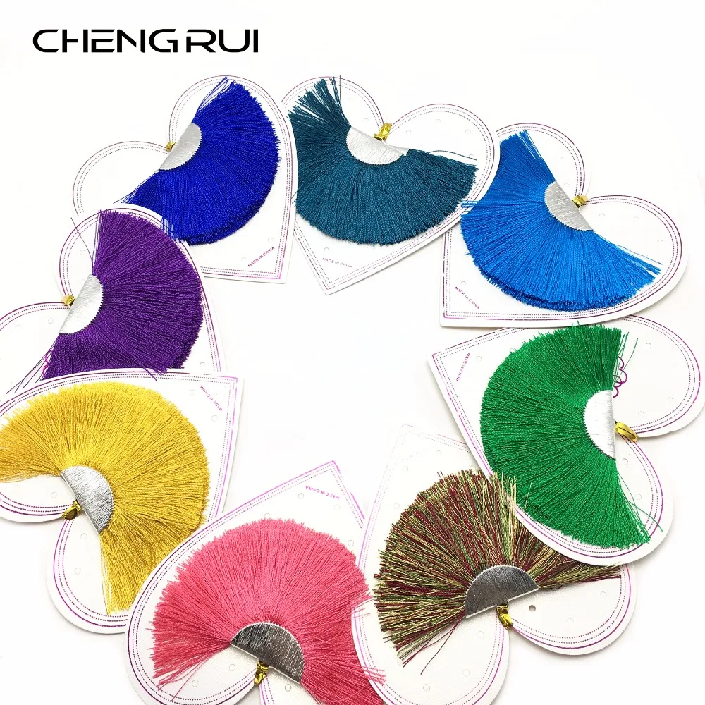 Best CHENGRUI L133,4cm,tassel,fringe,silk tassels,tassels for curtains,fringe silk,fringe fabric,fringe trim,shadow curtains,2pcs bag