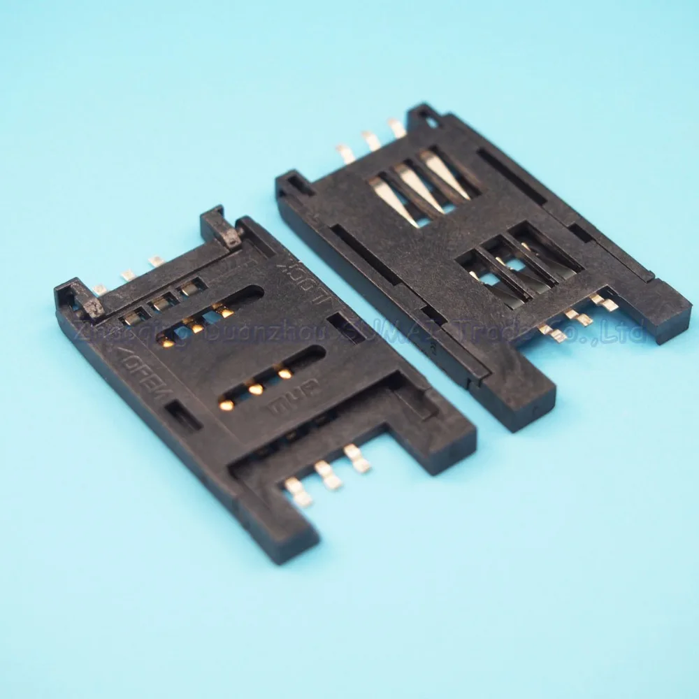 25 шт./лот держатель для SIM карты раскладной полностью пластиковый шестифутовый