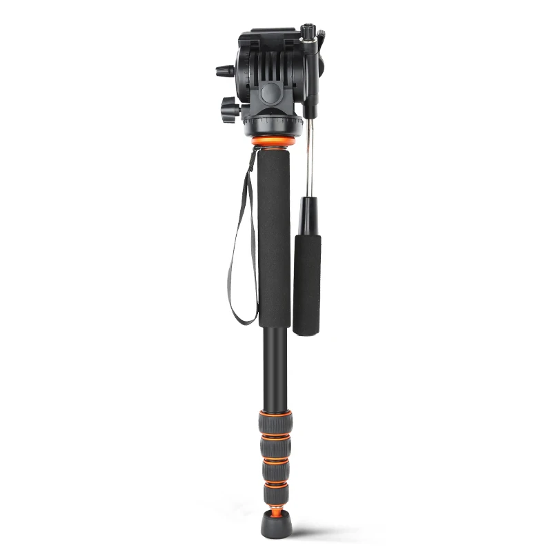 

QZSD-Q238 68'' Panoramic training head tripod handheld Aluminum DSLR Digital Video Action camera walking stick monopod