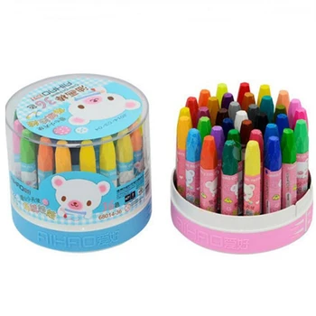 

36 Colors Crayons Pencil Wax Oil Pastel Paint Stick Drawing Set Crayons For Kids Student School Art Supplies