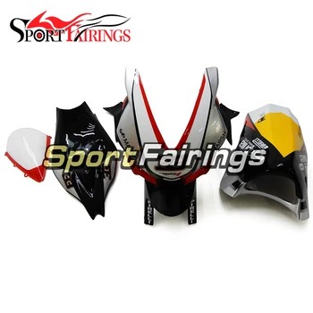 

Fiberglass Racing Fairings For Aprilia RSV4 1000 2010 - 2015 Injection Motorcycle Fairing Kit Bodywork Silver Yellow Hulls New