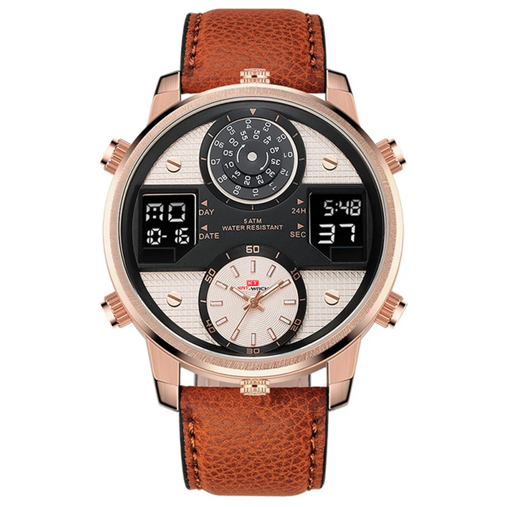 Роскошные мужские наручные часы 5ATM водостойкий мужской s Топ люксовый бренд военные спортивные кожаные мужские спортивные наручные часы Relogio Masculino