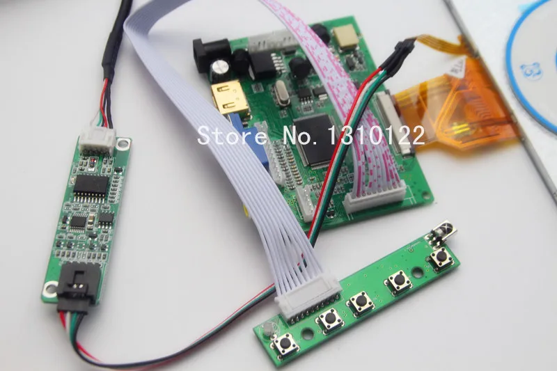 skylarpu Raspberry Pi LCD Touch Screen Display TFT Monitor AT070TN90 Complete LCD Touchscreen Kit HDMI VGA Input Driver Board