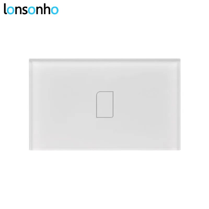 

Lonsonho TC2 Touch Panel WIFI smart Wall Light Switch US Standard 1/2/3 Gang RF 433Hhz works with RM PRO PLUS wireless control