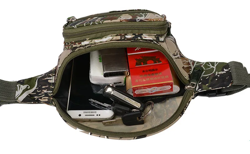 Высокое качество практичная камуфляжная поясная сумка Bananka Водонепроницаемая Противоугонная Мужская Женская прогулочная альпинистская поясная сумка