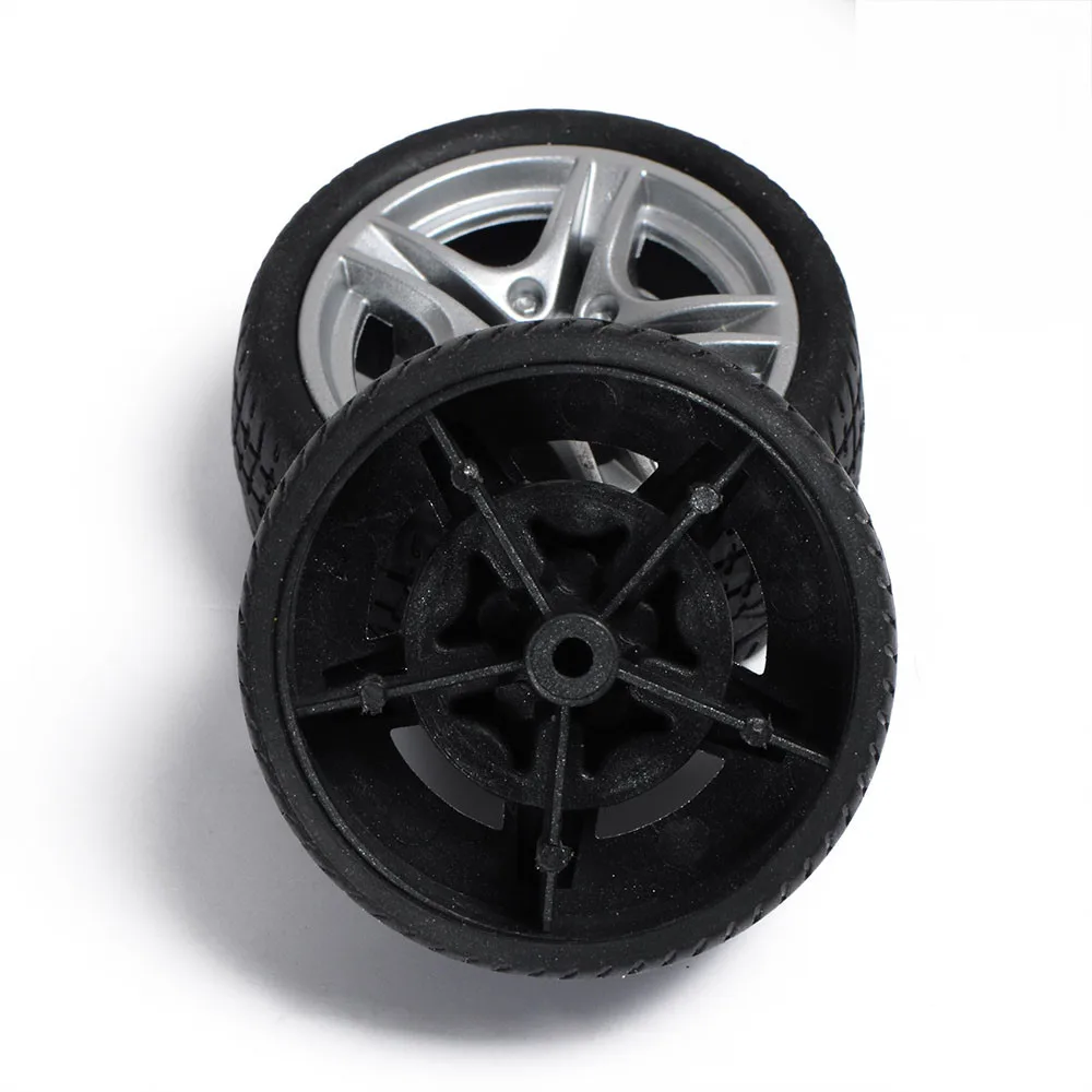 100 шт. 40 мм/48 мм резиновые шины 48 мм колеса RC модель игрушечного автомобиля аксессуары вал 2,9 мм 1:10 эмуляция мм удерживающий костюм для 3 мм оси