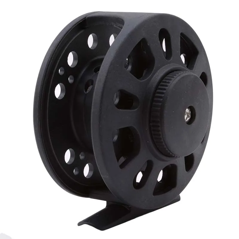 Carretel de Pesca Luz de Gelo do Mar Jangada Mosca Plástico Corpo Super Peixe Carretel Roda Simples Roda Pequena Pesca Bobina Enfrentar Ferramentas 19 Cheap Carretilhas de pesca