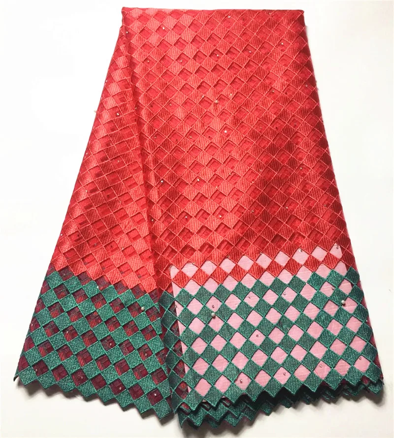 Африканская кружевная ткань с бисером последние Африканские кружева французский хлопок ткань сетка тюль нигерийская вышивка кружевная ткань