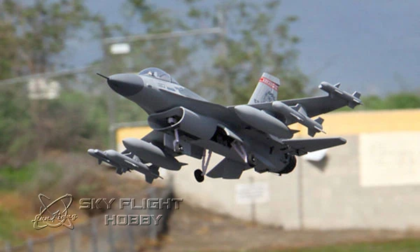 360 градусов векторный для Skyflight Hobby F16 F-16 70 мм EDF rc реактивный самолет