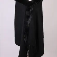 Шарф теплый, 100% шерсть, кашемир кролика, накидка