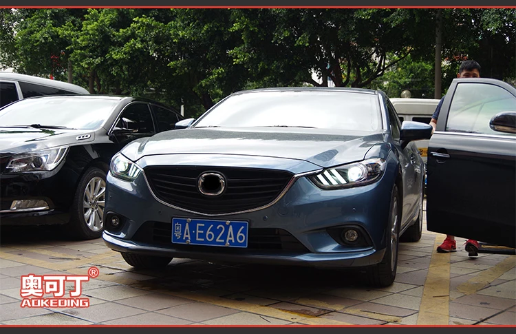 AKD автомобильный Стайлинг для Mazda 6 Atenza светодиодный налобный фонарь 2013- Mustang дизайн светодиодный DRL Hid головной фонарь Ангел глаз би ксенон аксессуары