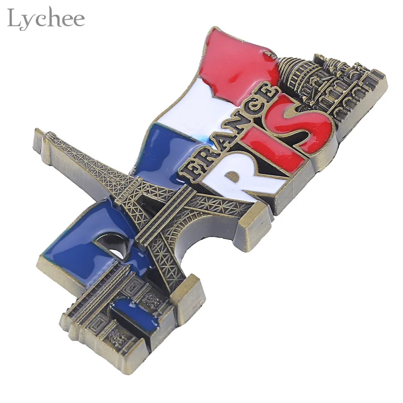 Lychee, Парижская башня, магнит для холодильника с флагом, магниты на холодильник, кухонная магнитная наклейка, украшение дома
