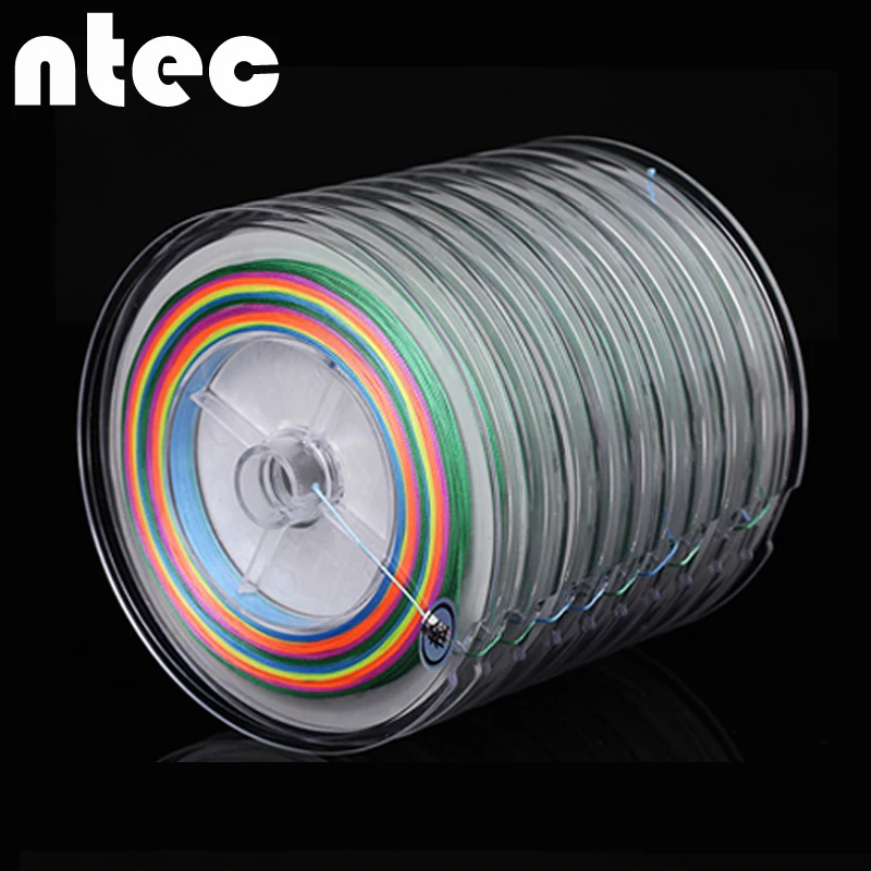 braided fishing line connected