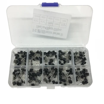 

TO-92 Transistors Box Pack kit 10 value 200 Pcs Transistor BC337 BC327 2N2222 2N2907 2N3904 2N3906 S8050 S8550 A1015 C1815 PNP