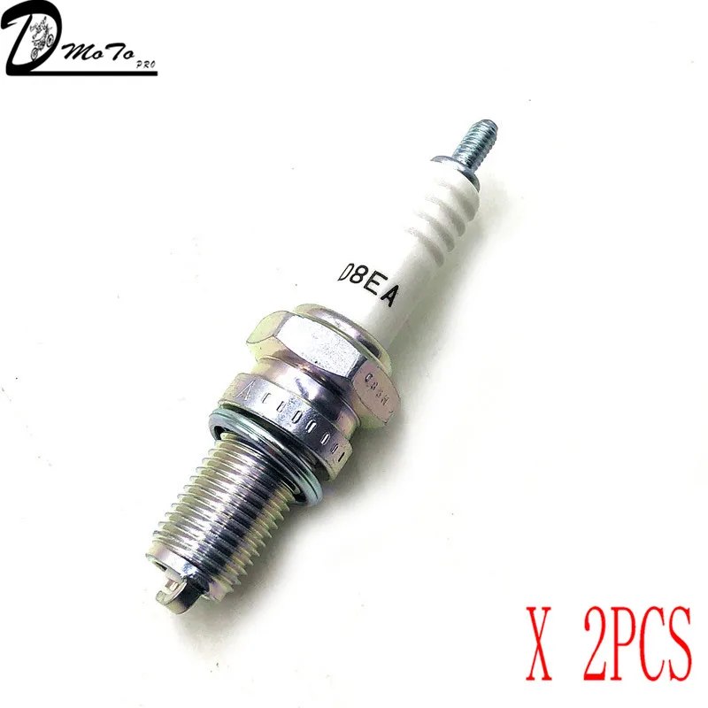 2 pcs SPARK PLUG CR7SHA #4549 C7HSA #4629 D8EA #2120 DR8EA #7162 For NGK 4 stroke Engine, Dirt Pit Bike, ATV, motocross - Image 3