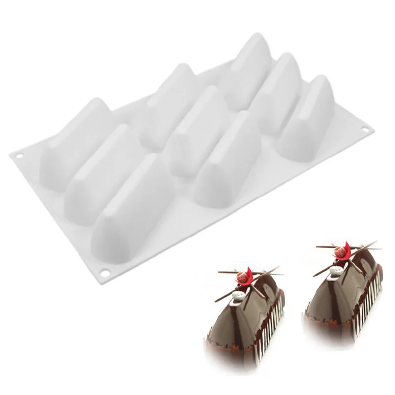 New 9 Cavity Bag Cupcake Decorating Silicone Mold DIY Mountain Baking Tools For Cakes Soap Chocolate Pudding Cake Design | Дом и сад