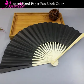 

23cm Plain Colors Multicolour Hand Paper Fan Wedding Fan Party Gifts Chinese Craft Hand Fan 40pcs Lot