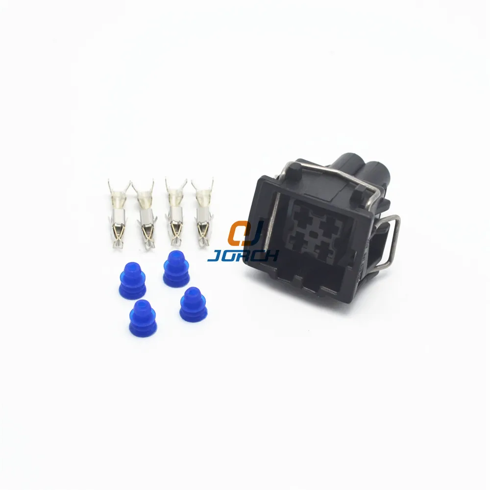 10 комплектов 4 pin TYCO AMP Водонепроницаемый разъем 444524 1 VW AUDI 3 5 серии Автомобильные
