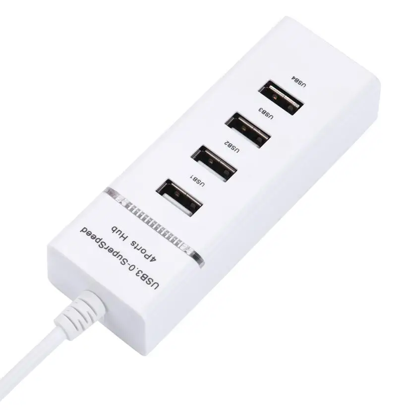 

NEW Hi-Speed Laptop Accessories 4 Port USB 2.0 Multi HUB Splitter Expansion For Desktop PC Laptop Adapter l0806 #3