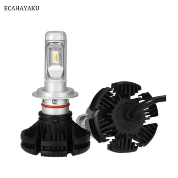 

ECAHAYAKU X3 series Car led headlight bulb kit 6000K 72W 6000LM H1 H3 H7 H11 9005 9006 H4 led bulb Car Fog Light 4x4 suv offroad