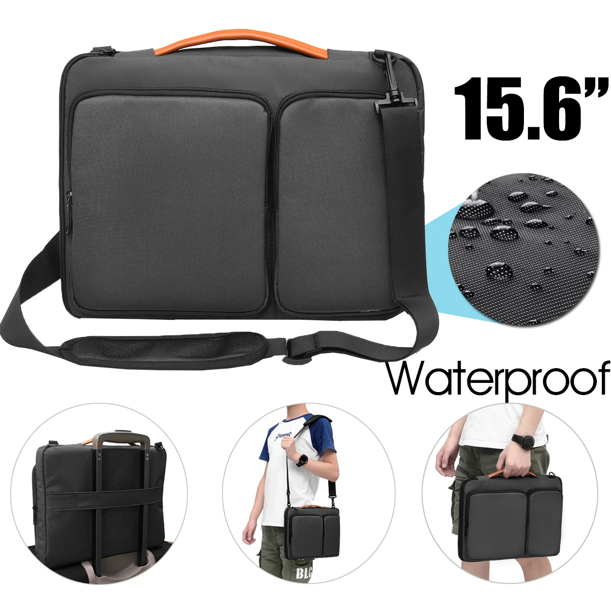 

15.6 Inch Laptop Bag Sleeve For Macbook Notebook Shoulder Bag Laptop Handbag Portable Travel Notebook Bag Laptop Protection Bag