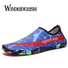 Г. Новая брендовая дизайнерская модная обувь без застежки для влюбленных aqua Легкая удобная мужская пляжная обувь 35-47 Zapatos De Playa Pareja