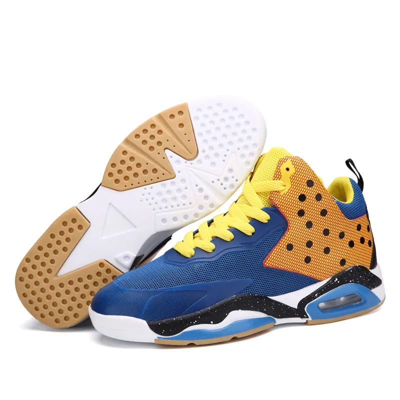Nueva Zapatillas de baloncesto hombres sneakers Zapatillas de atletismo Baloncesto entrenamiento Botas alto Top deportivos Zapatos zapatos de baloncesto Zapatos