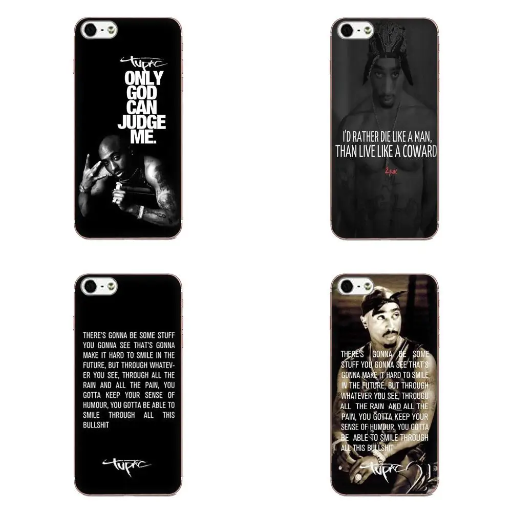 

TPU New Fashion For Samsung Galaxy Note 5 8 9 S3 S4 S5 S6 S7 S8 S9 S10 mini Edge Plus Lite Tupac Shakur Quotes 2pac