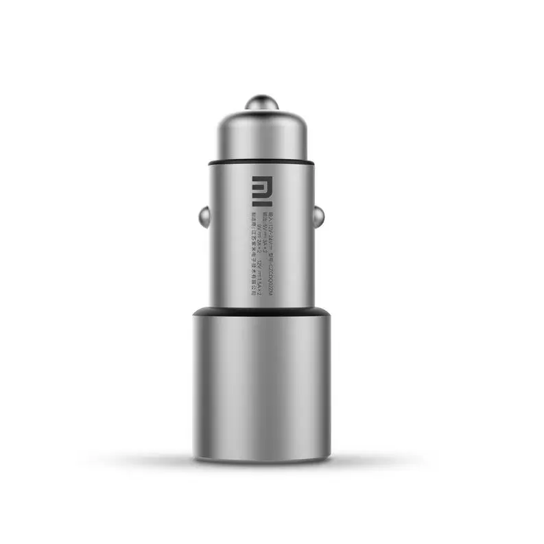 ماكس 36 W الأصلي Xiaomi شاحن سيارة QC3.0 X2 المعدني الكامل المزدوج USB الذكية مراقبة سرعة سريعة تهمة 5 V = 3A * 2 أو 9 V = 2A * 2 12 V = 1.5A * 2