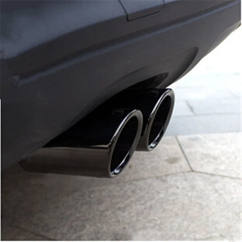 Cotochsun free shipping 2pcs/set Car styling stainless steel exhaust