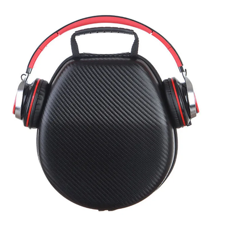 Convenient Headphones Bag Waterproof EVA Hard Storage Case Cover Protective Bag Compatible For Universal Headphones 30AP1202