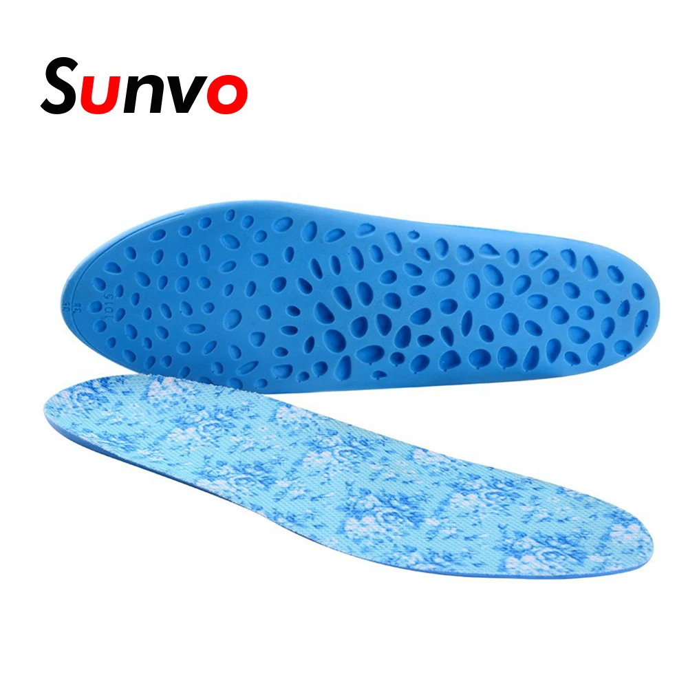 Sunvo PU стельки для обуви женщин спортивные повседневные амортизирующие подушечки